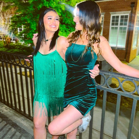 ASOS FRINGE DRESS - Picture 1 of 4